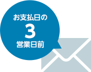 お支払日の3営業日前