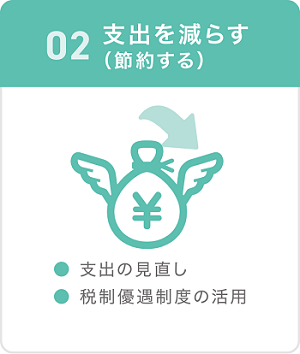 02支出を減らす