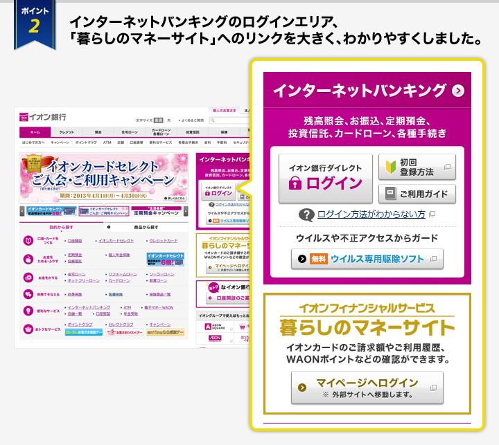 イオン銀行 暮らしのマネーサイト