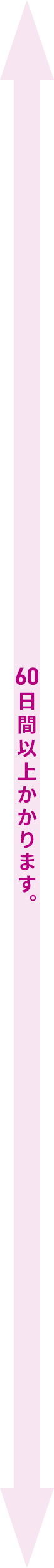 60日間以上かかります。