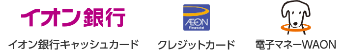 イオン銀行キャッシュカード クレジットカード 電子マネーWAON