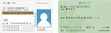 運転免許証と通知カード