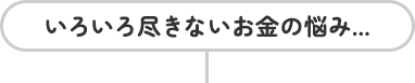 いろいろ尽きないお金の悩み...